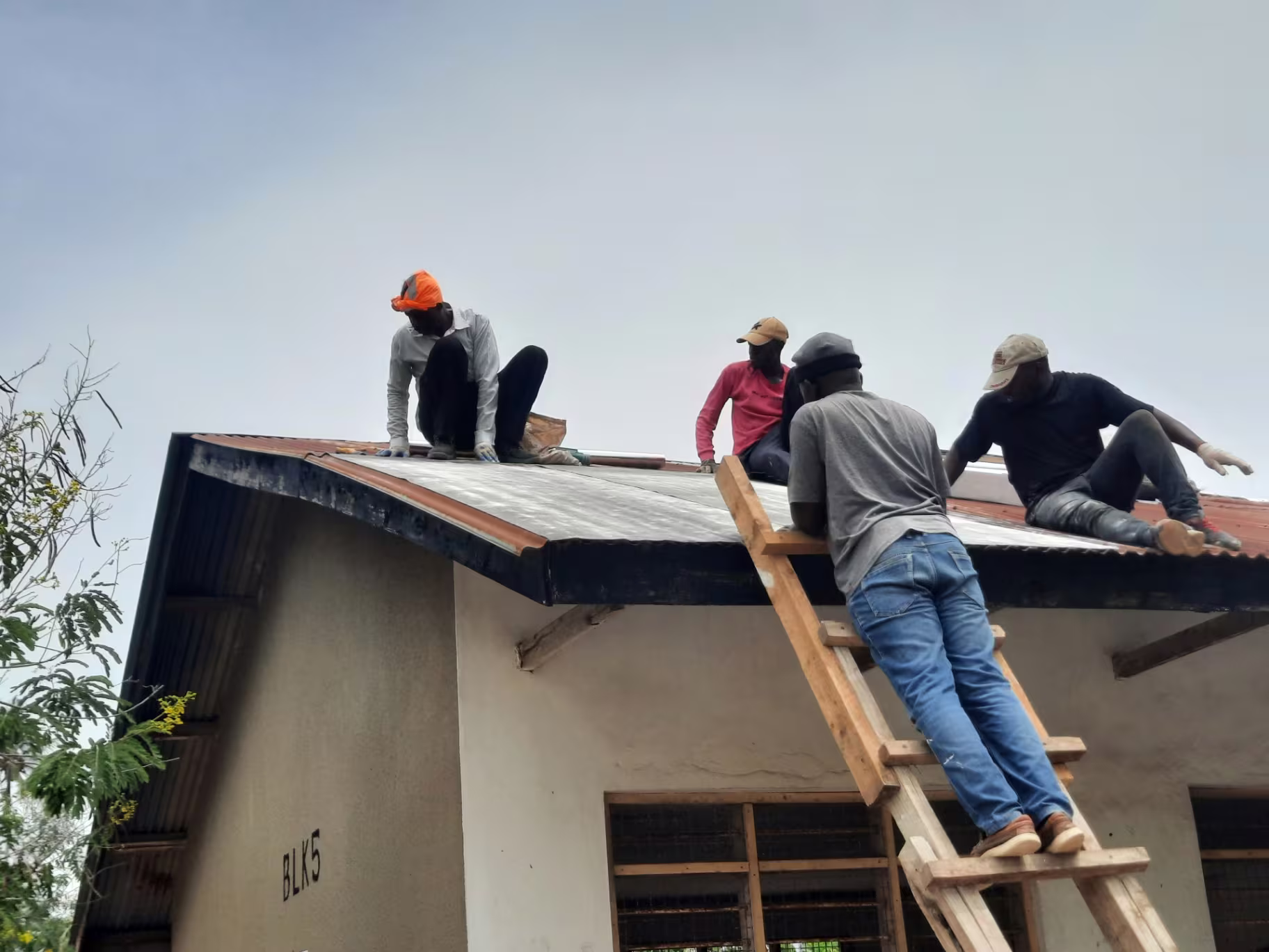 With residents on site