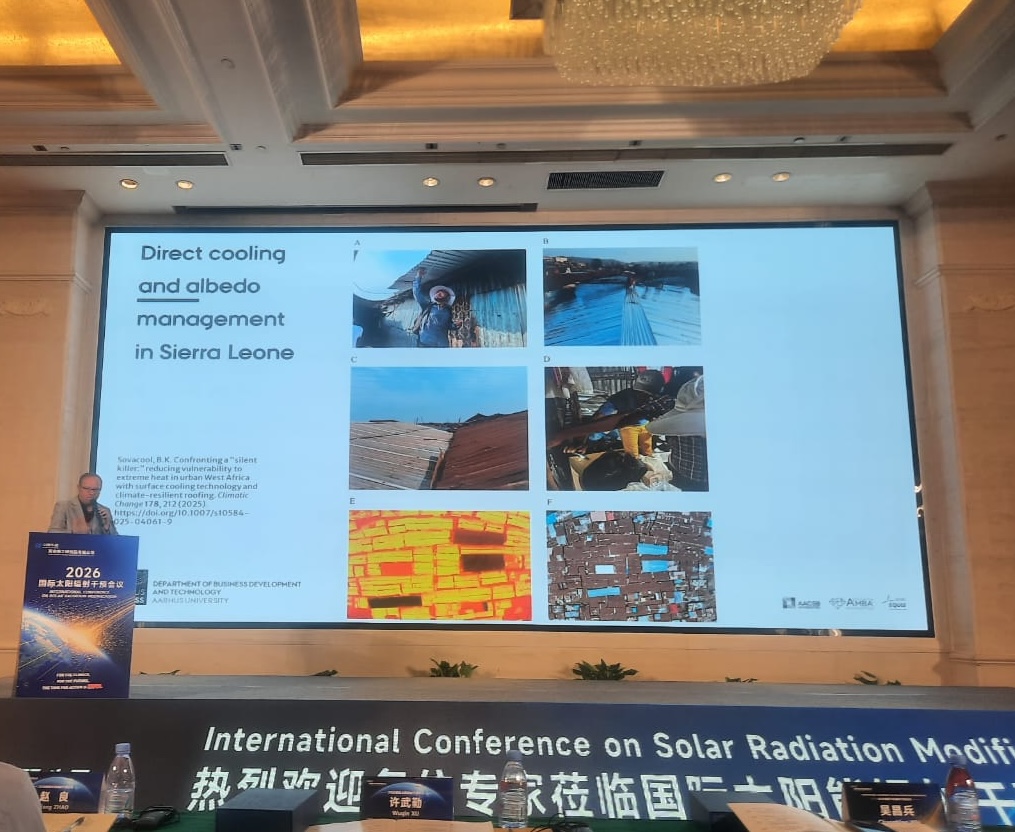 From Freetown to Xi'an: Professor Benjamin Sovacool showcases MEER research at international conference