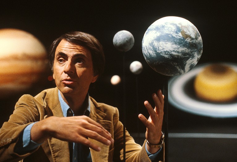 Portrait of Carl Sagan