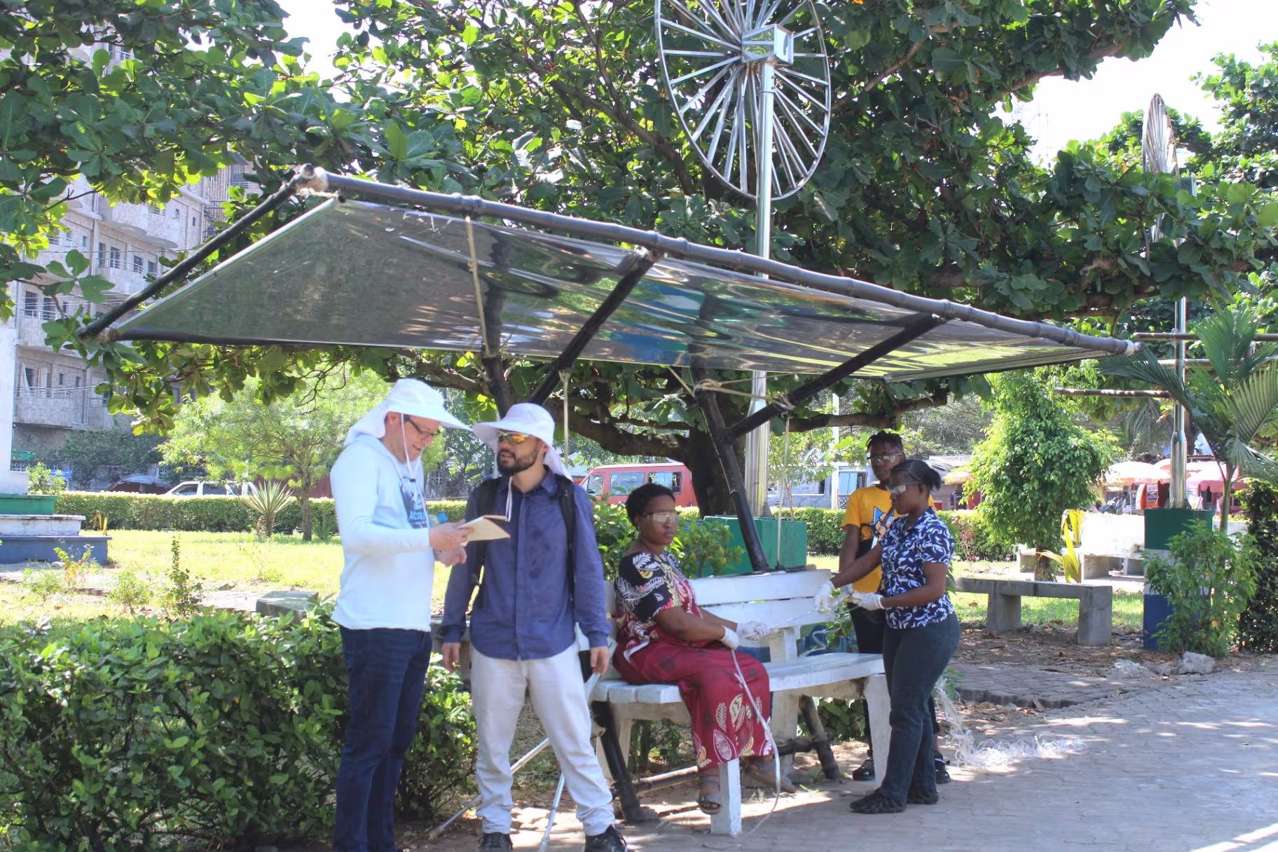 Dr. Benjamin K. Sovacool visits MEER's experimental sites in Freetown